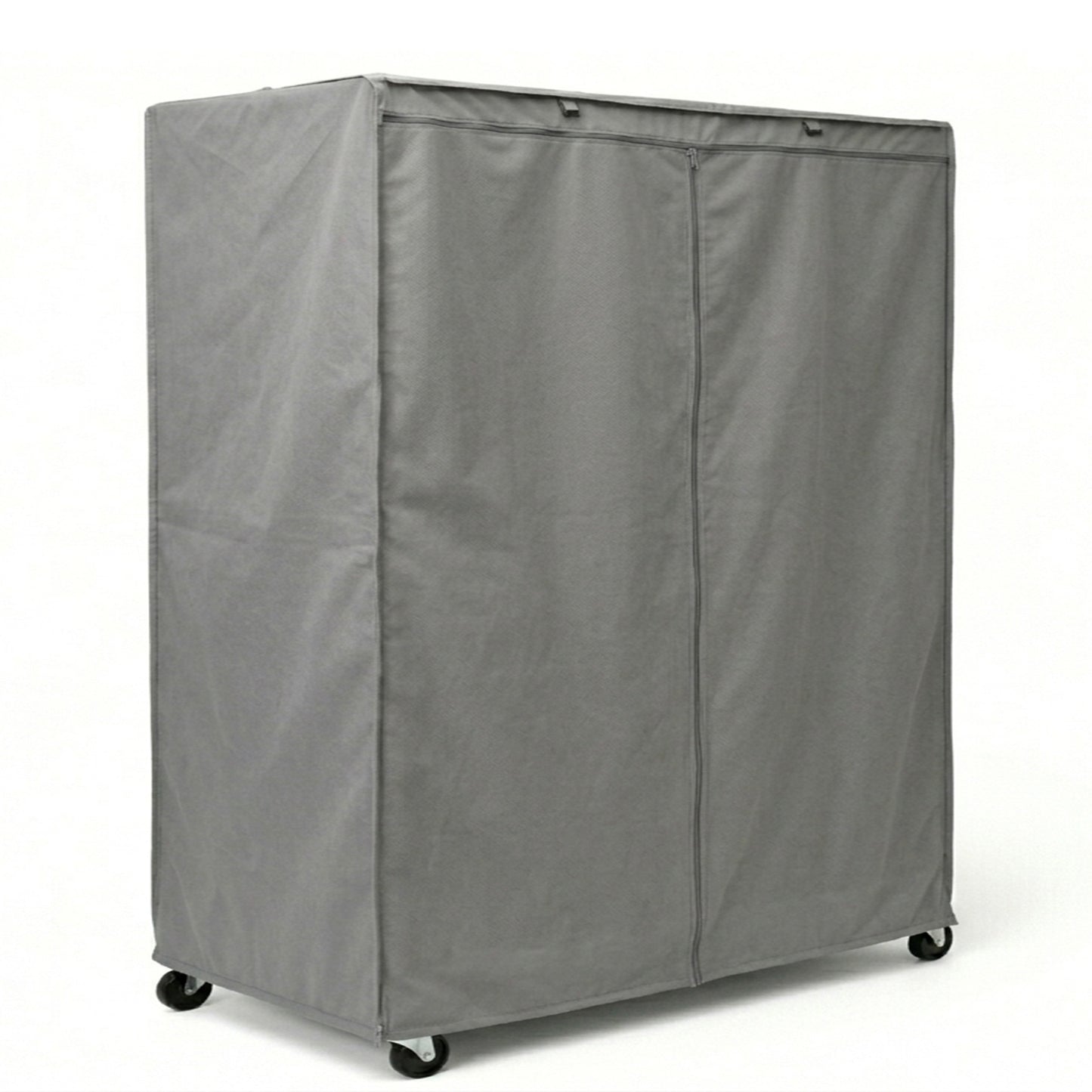 Storage Shelving Unit Cover, fits racks 72"W x 24"D x 75"H in Grey - Formosa Covers