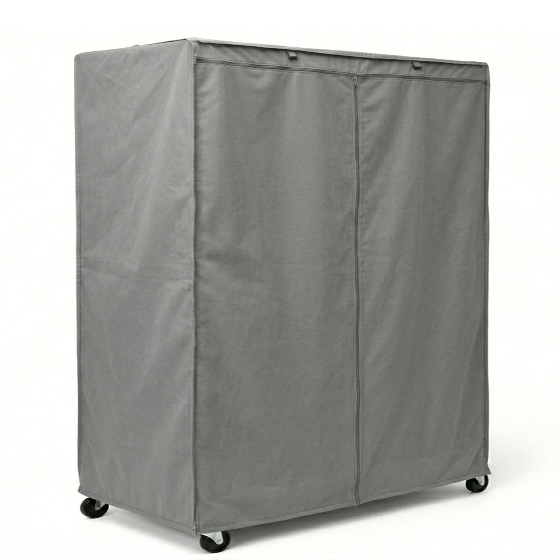 Storage Shelving Unit Cover, fits racks 72"W x 24"D x 75"H in Grey - Formosa Covers