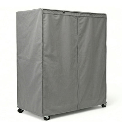 Storage Shelving Unit Cover, fits racks 72"W x 24"D x 75"H in Grey - Formosa Covers