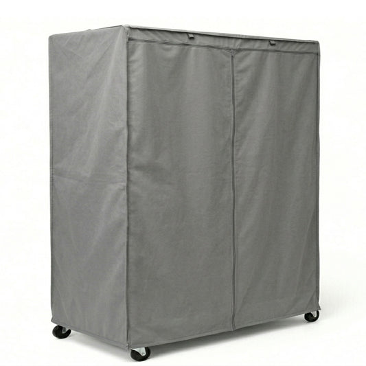 Storage Shelving Unit Cover, fits racks 72"W x 24"D x 75"H in Grey - Formosa Covers