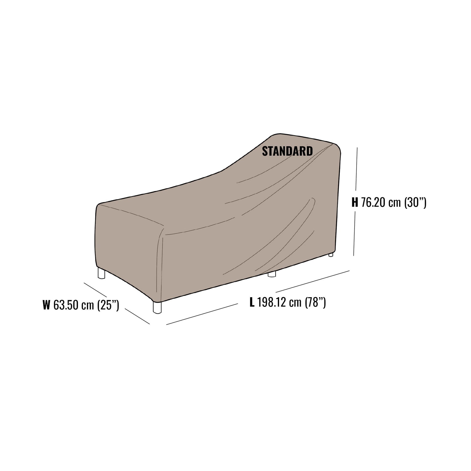 Atleisure Patio Chaise Lounge Cover - Formosa Covers