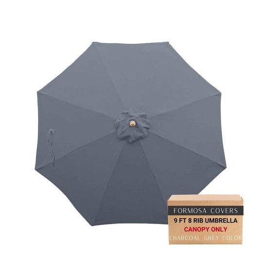 gray patio umbrella cover PURPLE LEAF Parasol UV Resistant Outdoor Offset Cantilever Umbrella Cover with Zipper and Rod, Grey : Patio, Lawn & Garden our 9ft Garden Winds Replacement Canopy Top