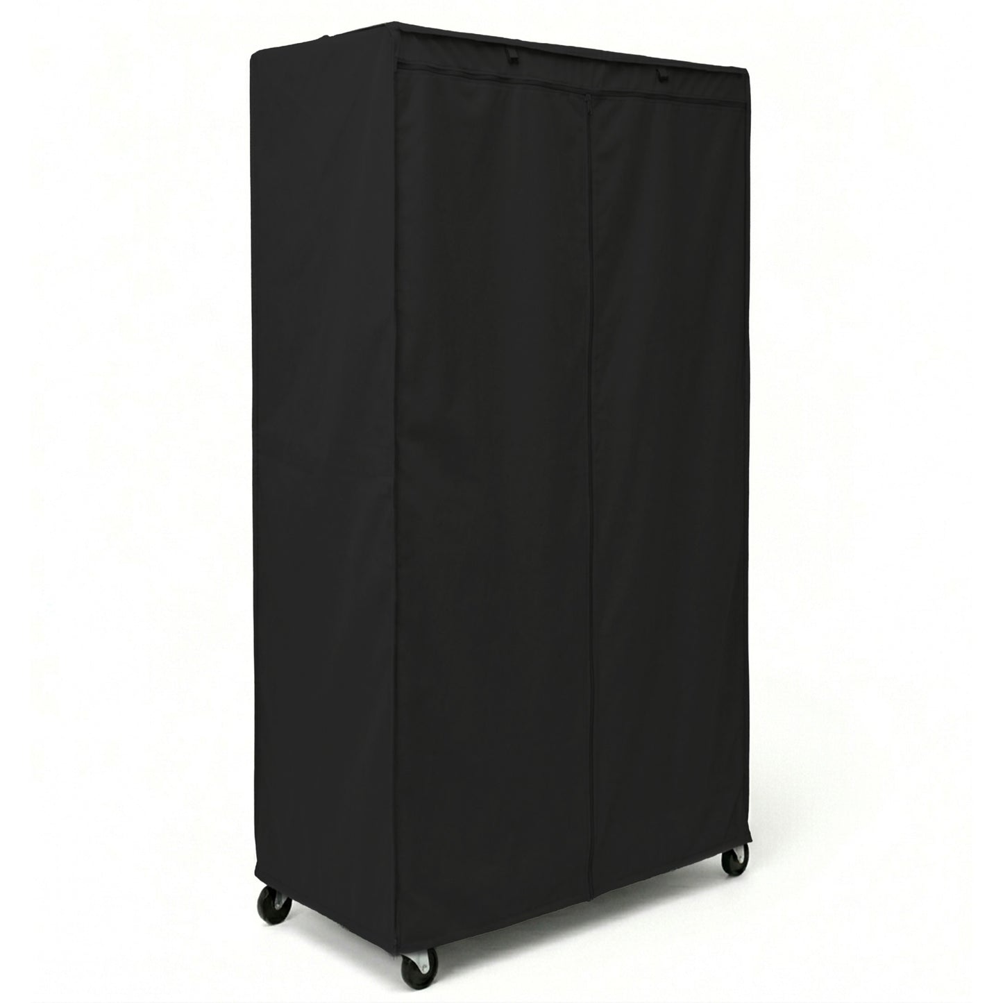 Storage Shelving Unit Cover, fits racks 36"W x 18"D x 72"H in Black - Formosa Covers