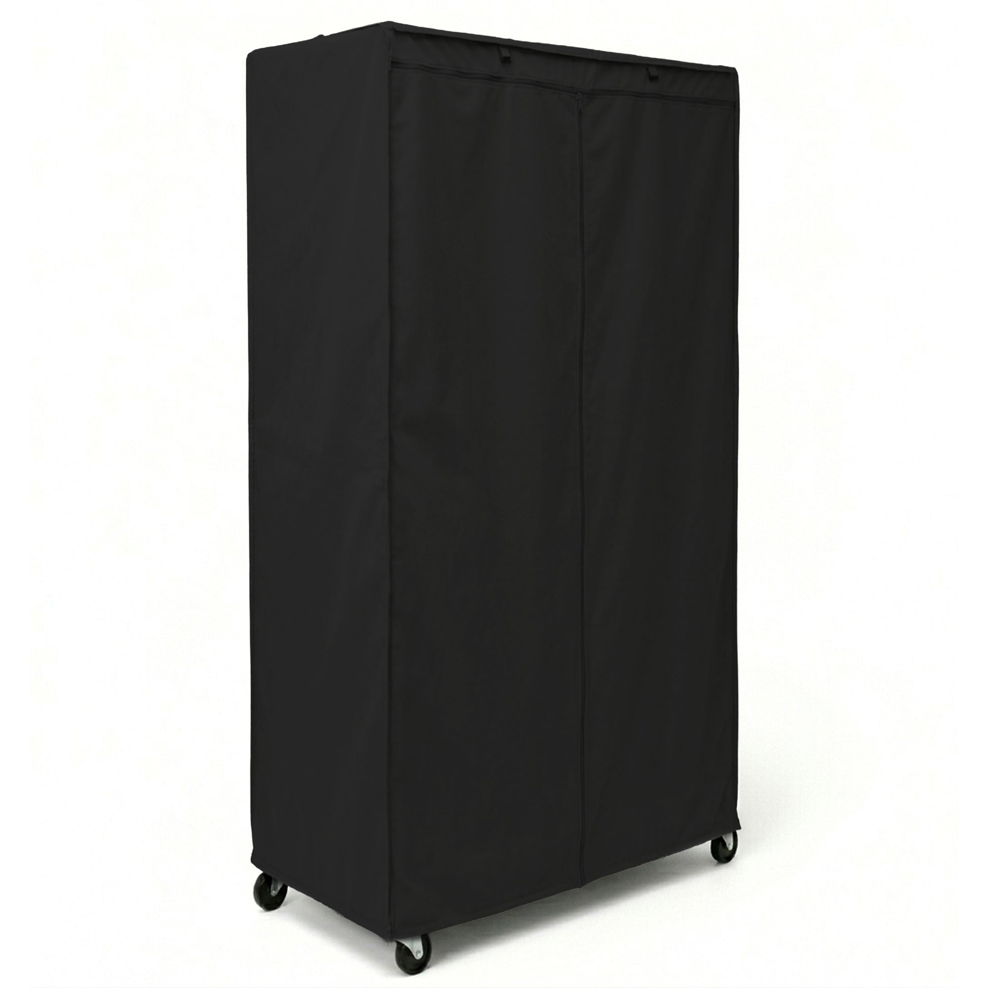 Storage Shelving Unit Cover, fits racks 36"W x 18"D x 72"H in Black - Formosa Covers