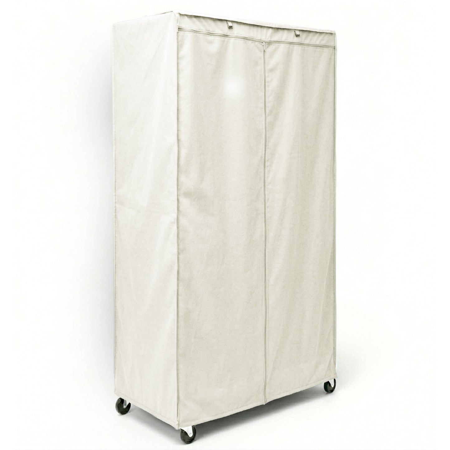Storage Shelving Unit Cover, fits racks 36"W x 18"D x 72"H in Off White - Formosa Covers