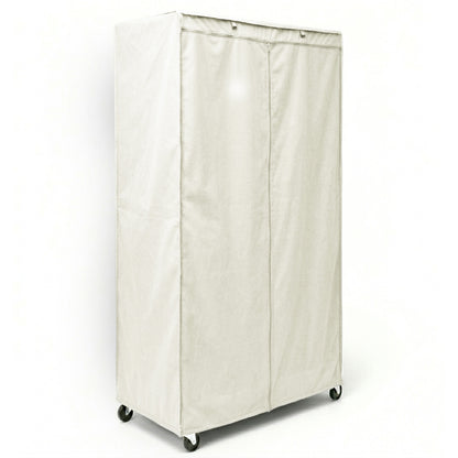 Storage Shelving Unit Cover, fits racks 36"W x 18"D x 72"H in Off White - Formosa Covers