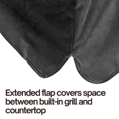 Built-In BBQ Outdoor Gas Grill Cover 30"L x 30"D x 16"H Black - Formosa Covers