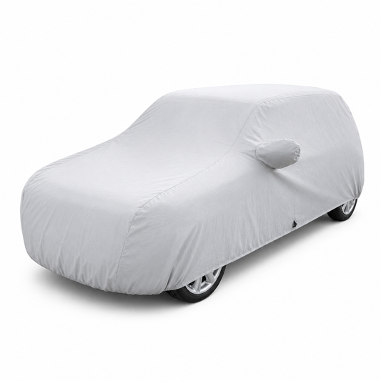 Car Cover for Mini Cooper Hardtop 2 Door and 4 Door, Convertible, Coupe, fits up to 158"L Poly 200 Grey