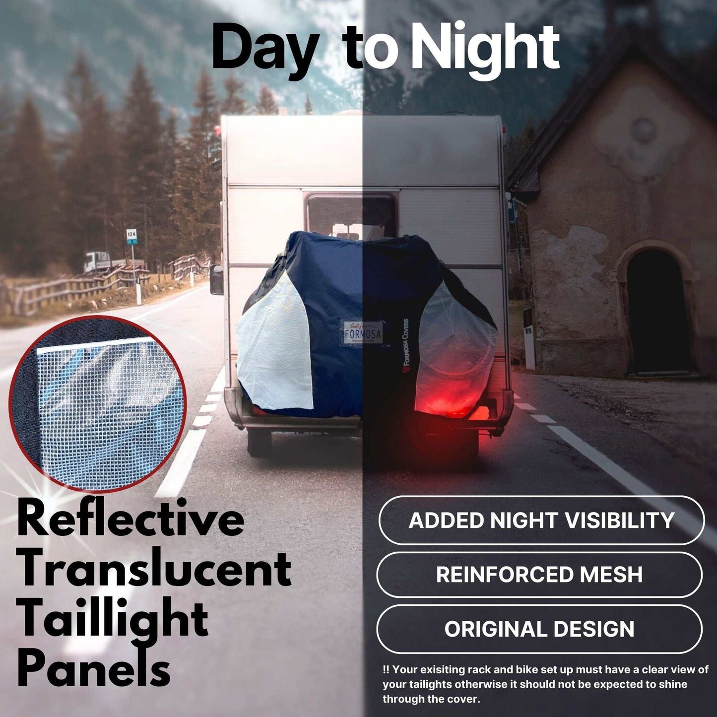 Quad Bike Rack Cover – Fits 3–4 Bikes, Hitch Mounted Transport Protection - Formosa Covers