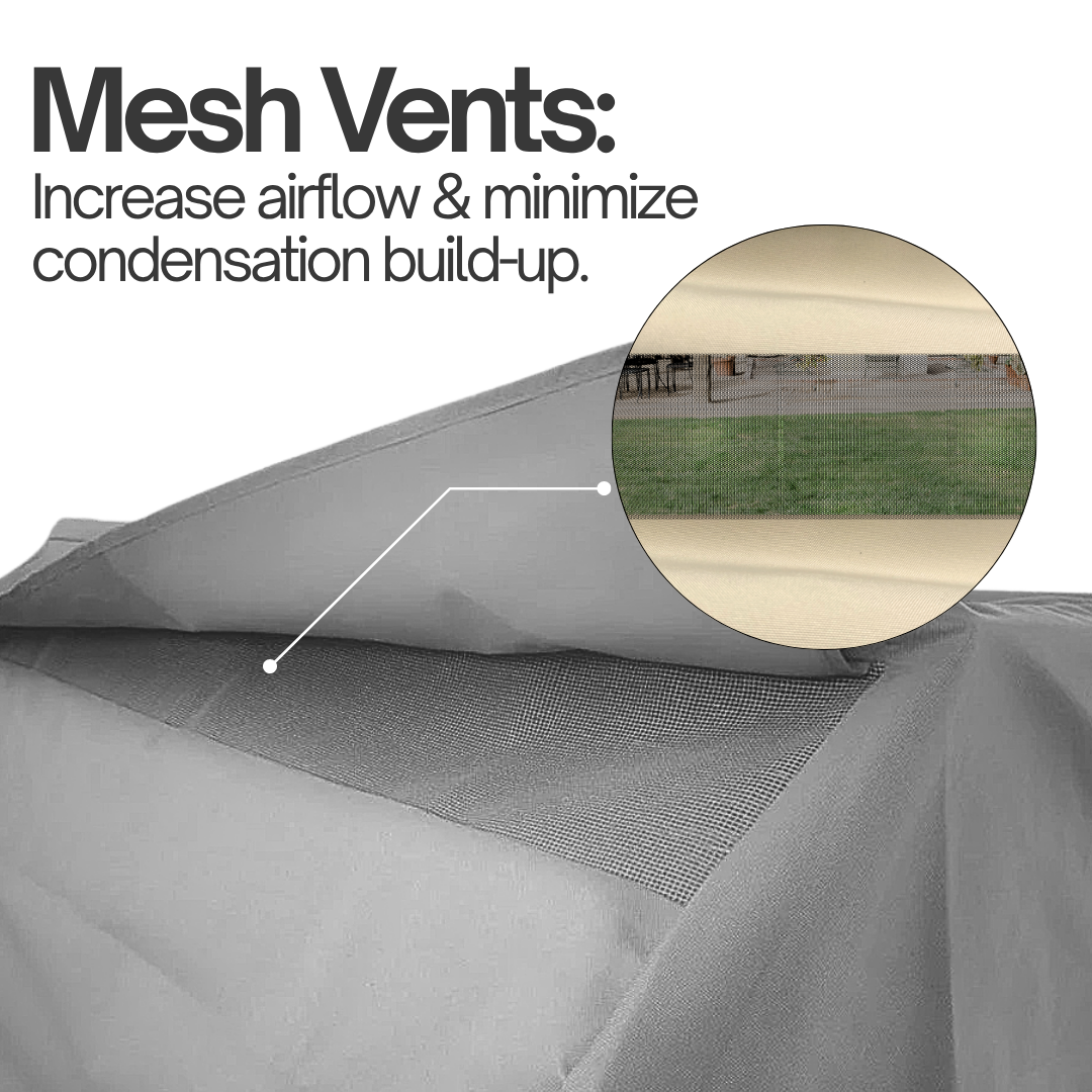 BBQ Outdoor Grill Cover 36"L x 26"D x 46"H Grey Vinyl - Formosa Covers