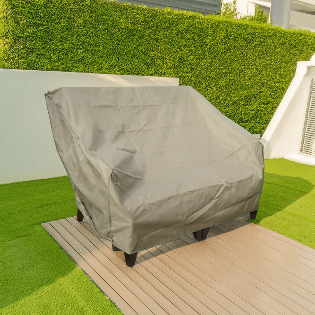 Patio Loveseat Bench Cover Up to 60"L Classic Taupe