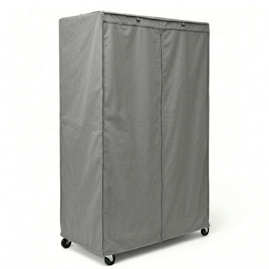 Storage Shelving Unit Cover, fits racks 48"W x 24"D x 72"H in Grey - Formosa Covers