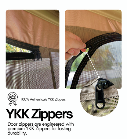 2 Passenger Golf Cart Mesh Driving Enclosure Cover with Mosquito Netting - Formosa Covers