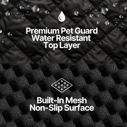 X-Large Car Seat Cover For Dogs and Pets 56"W Black - Formosa Covers