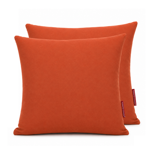 [SHIPS BY 6/16/26] Outdoor Patio Pillow Cover in Terracotta (2 Pack)