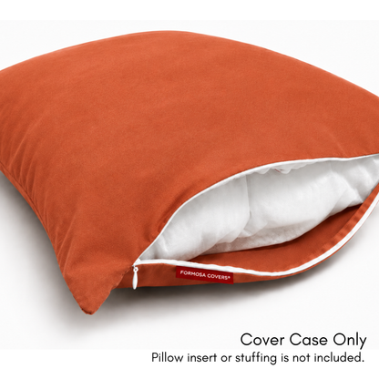 [SHIPS BY 6/16/26] Outdoor Patio Pillow Cover in Terracotta (2 Pack)