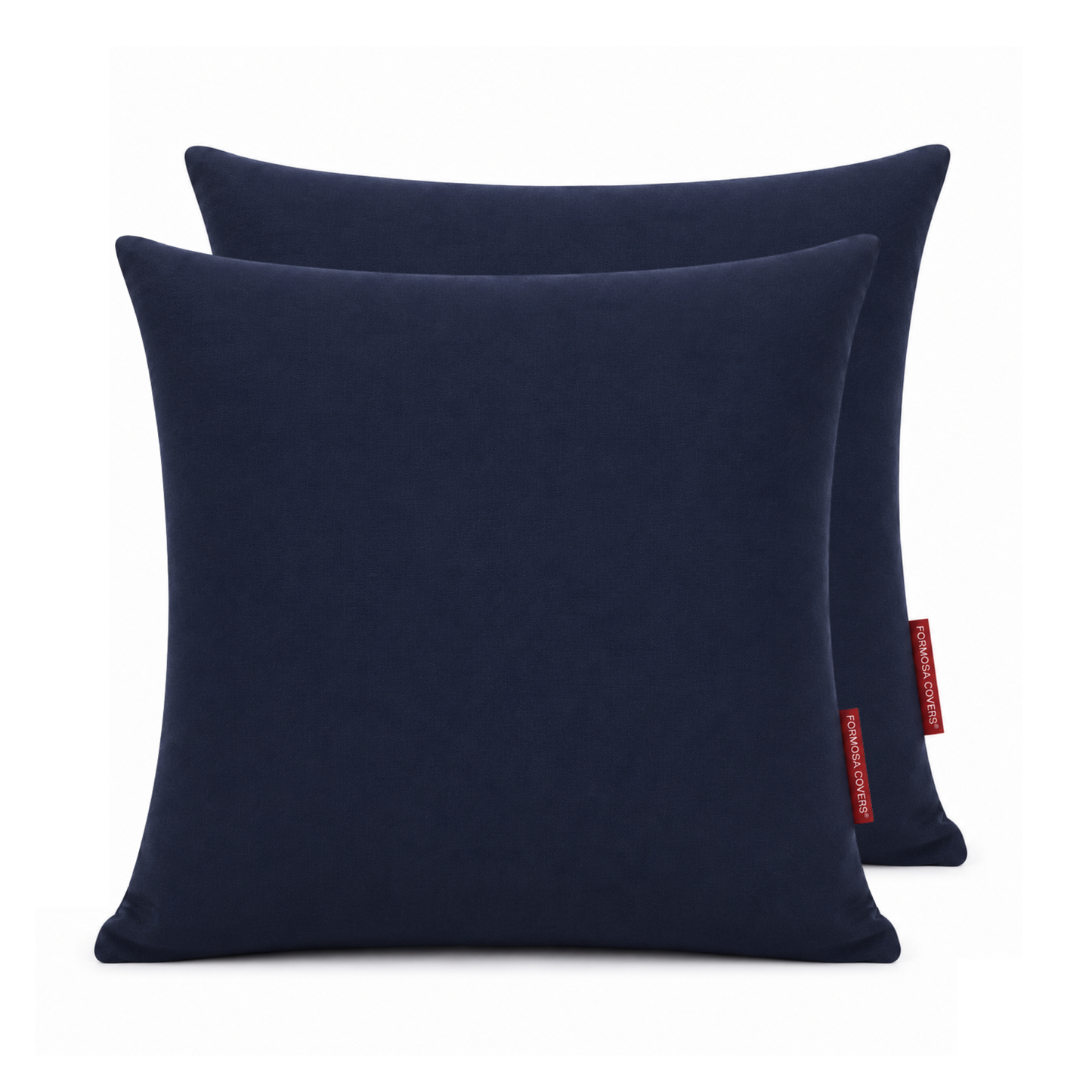 [SHIPS BY 6/16/26] Outdoor Patio Pillow Cover in Navy Olefin (2 Pack)