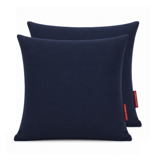 [SHIPS BY 6/16/26] Outdoor Patio Pillow Cover in Navy Olefin (2 Pack)