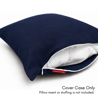 [SHIPS BY 6/16/26] Outdoor Patio Pillow Cover in Navy Olefin (2 Pack)