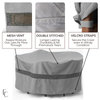 Patio Bar Height Dining Table Set Cover 98
