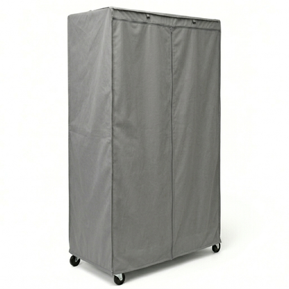 Storage Shelving Unit Cover, fits racks 36"W x 14"D x 54"H in Grey