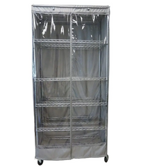 Storage shelving unit cover, fits racks 36