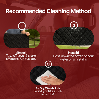 X-Large Car Seat Cover For Dogs and Pets 56"W Taupe - Formosa Covers