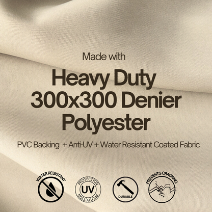Island BBQ Outdoor Grill Cover 124"L x 44"D x 48"H Taupe - Formosa Covers