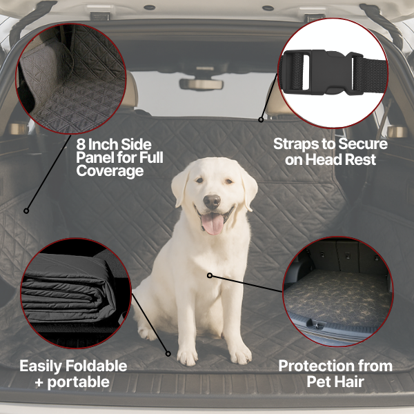 Deluxe Padded Cargo Liner  52"W x 93"L in Black