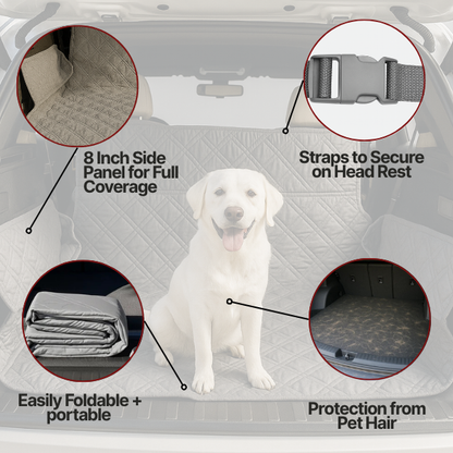 Deluxe Padded Cargo Liner  52"W x 93"L in Grey - Formosa Covers