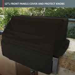 Built-In BBQ Outdoor Gas Grill Cover 36L x 30D 16H Black -
