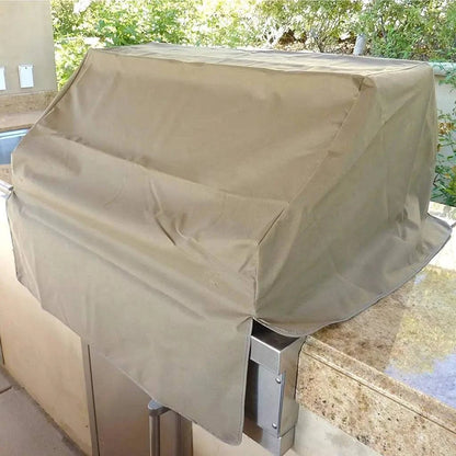 Built-In BBQ Outdoor Gas Grill Cover 45L x 30D 16H Taupe -