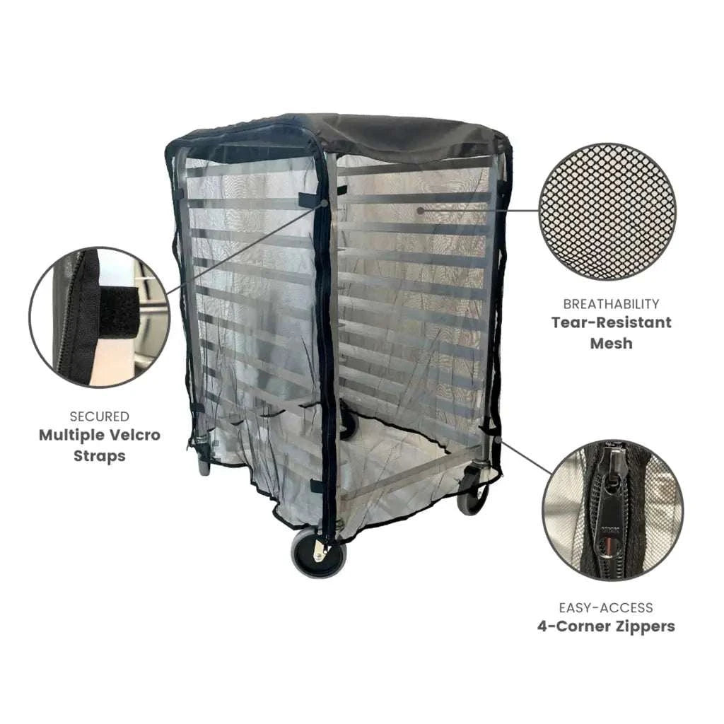 Bun Rack Cover 21W x 26.5D 33H Mesh Netting - Fast shipping