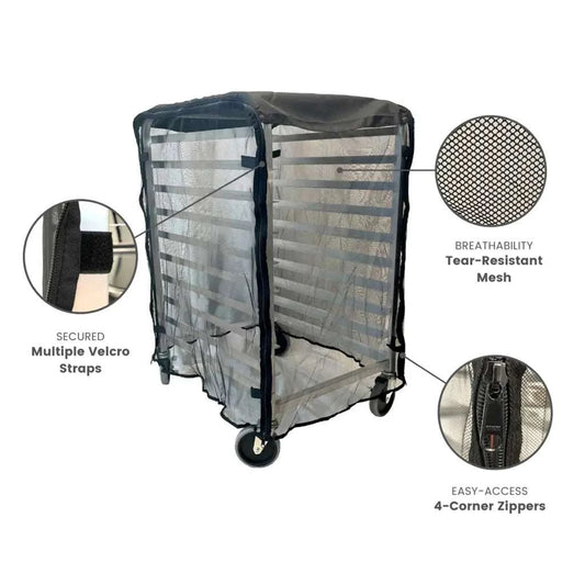 Bun Rack Cover 21W x 26.5D 33H Mesh Netting - Fast shipping