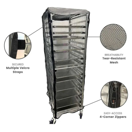 Bun Rack Cover 21W x 26.5D 63H Mesh Netting - Fast shipping
