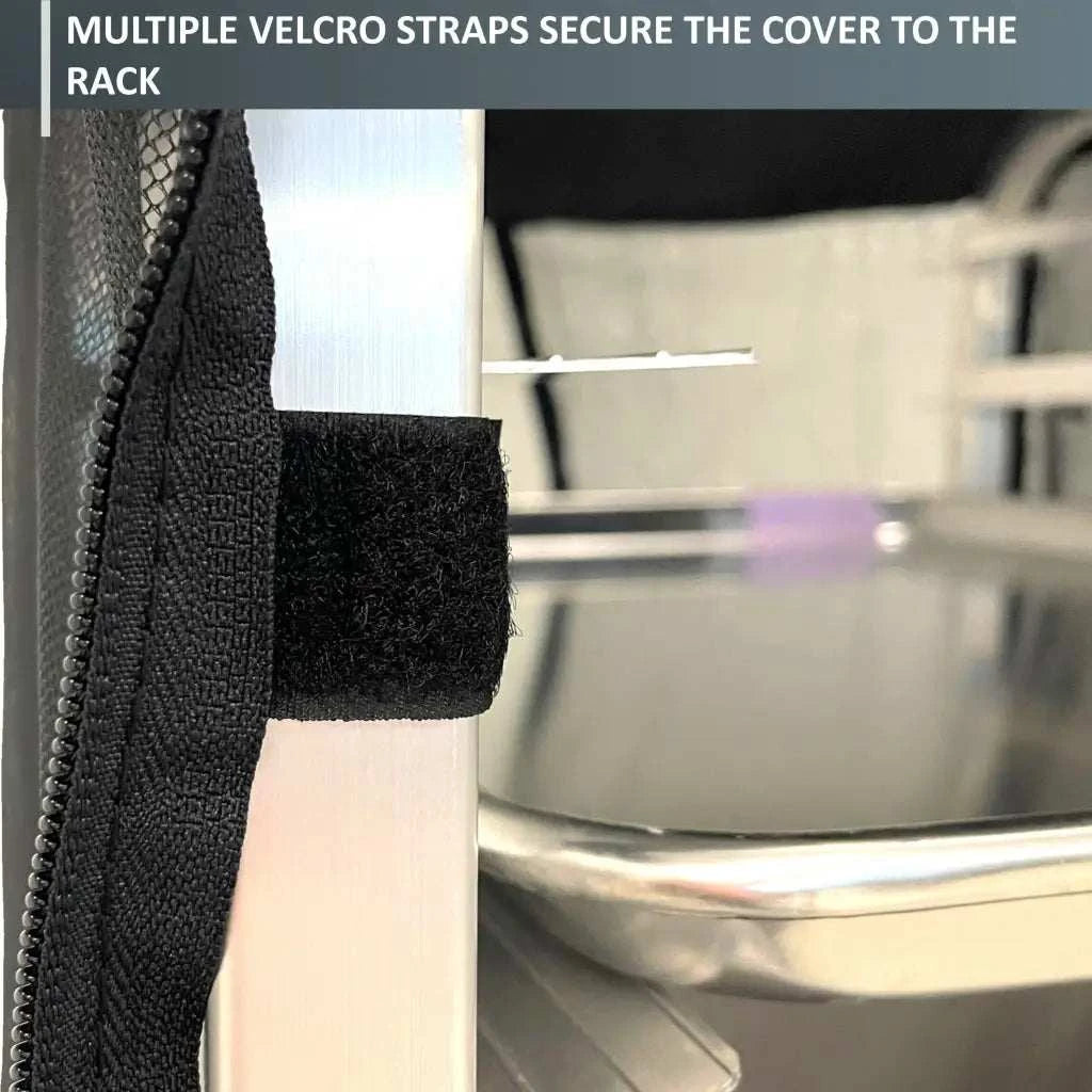 Bun Rack Cover 21W x 26.5D 63H Mesh Netting - Fast shipping