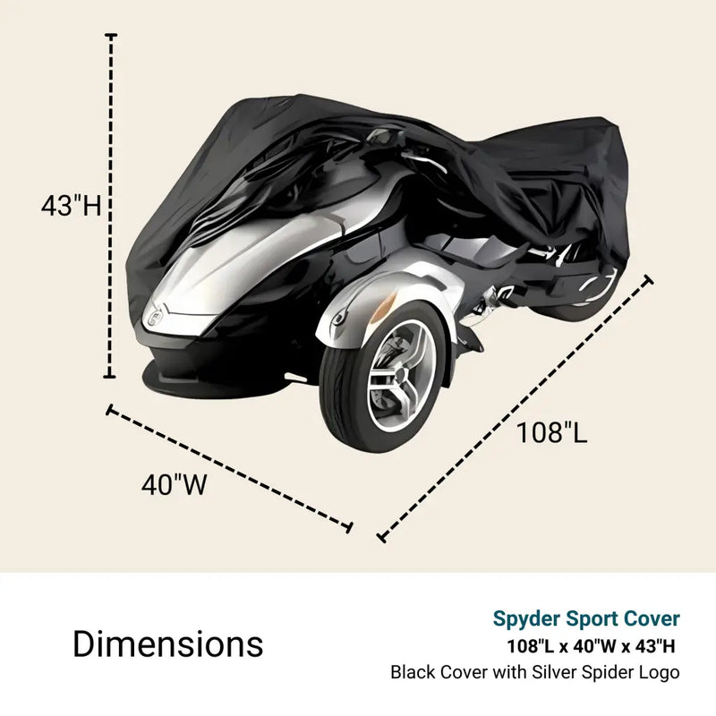 Can-Am Spyder Sport Model Full Cover for RS ST ST-S F3 F3-S