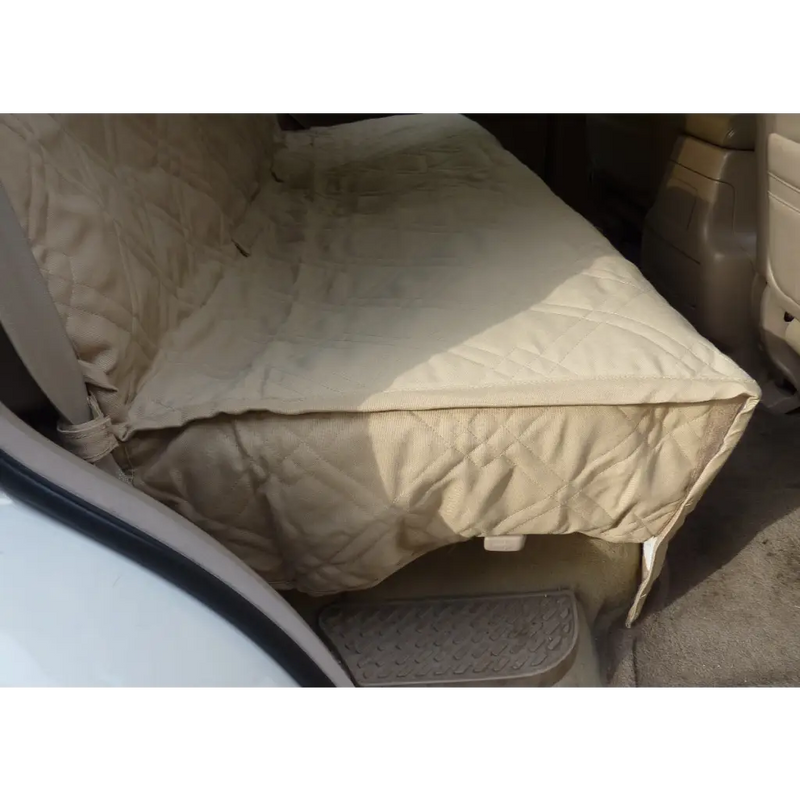 Car Seat Bench Cover For Dogs and Pets Taupe - Covers |