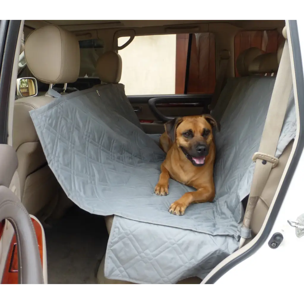 Non slip dog car seat cover deals