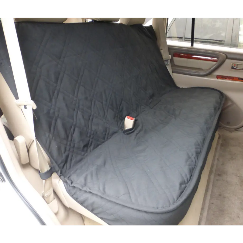Car Seat Luxury Bench Cover For Dogs and Pets Grey - Covers