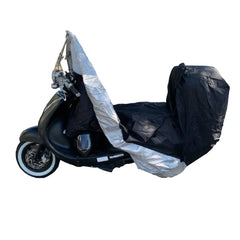 Deluxe Motorcycle Cover with Back Rack Trunk Pouch (XL)