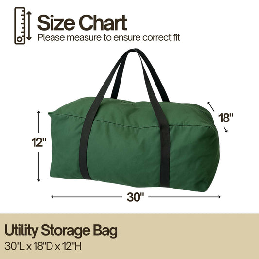 Utility Storage Bag - Perfect for Outdoor and Indoor Storage - Holiday Decorations
