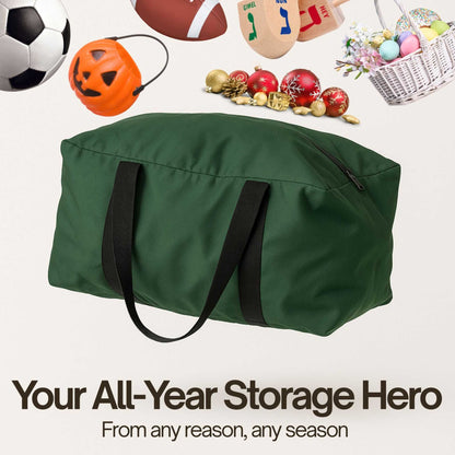 Utility Storage Bag - Perfect for Outdoor and Indoor Storage - Holiday Decorations