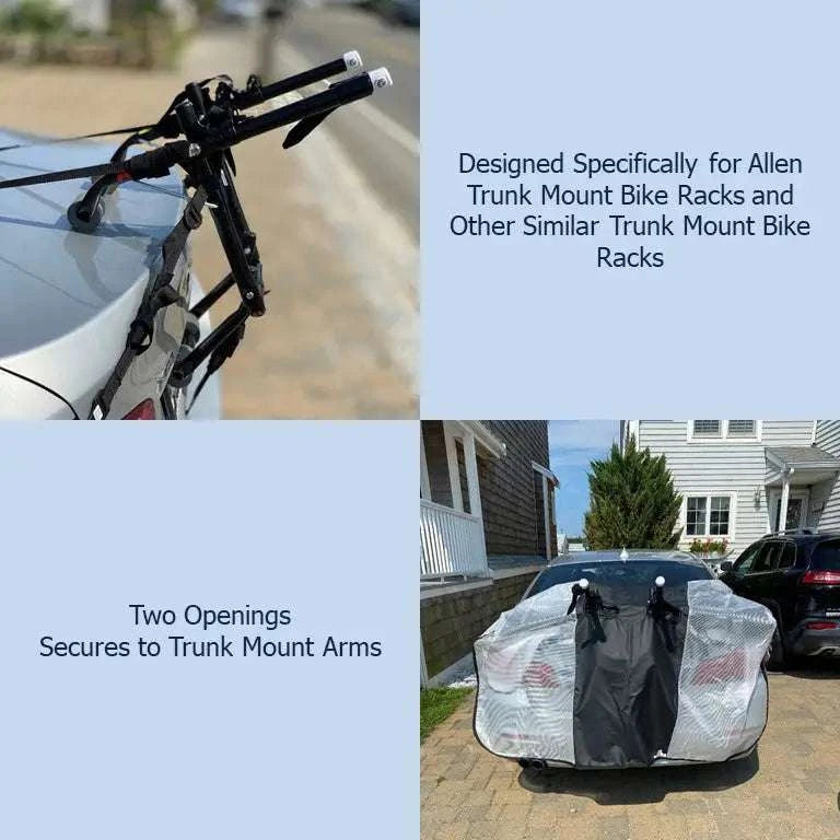 Dual Trunk Mount Bike Rack Cover For Transport (Fits up to 2