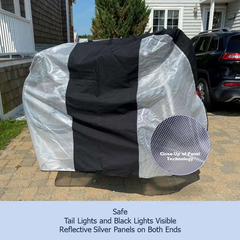 Dual Trunk Mount Bike Rack Cover Fits 2 Bicycles With Large Translucent Ends 2 Bike Formosa Covers