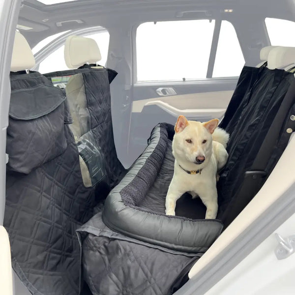 Back Seat Cover For Dogs I Dog Car Hammock I Car Seat Cover for Dogs – My  Fond Pets