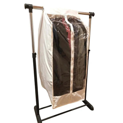 Full Garment Rack Cover Closet Rod 16W x 22D 42H Off White -