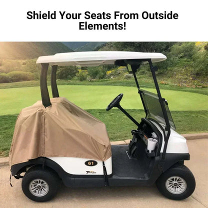 Golf Cart Seat Cover in Taupe 300 Denier Polyester - Covers