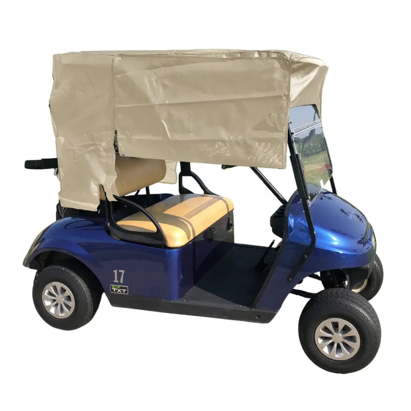 Golf Cart Sun Shade UV Mesh Top Cover For 80 Long Roof Beige