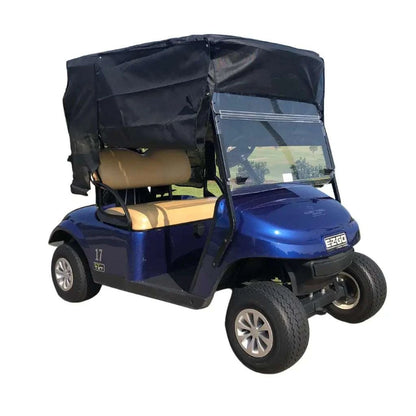 Golf Cart Sun Shade UV Mesh Top Cover For 80 Long Roof Black